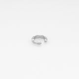 Tiny Treasures navette cuff earring silver