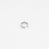 Tiny Treasures navette cuff earring silver
