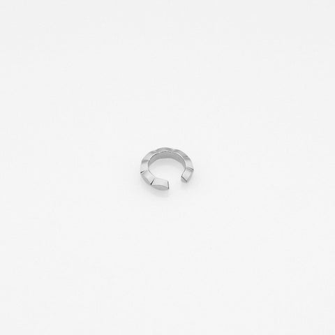 Tiny Treasures navette cuff earring silver