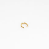 Tiny Treasures puff cuff earring gold