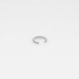 Tiny Treasures puff cuff earring silver