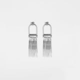 7ply earrings silver