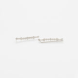 Alexa earrings 14K white gold