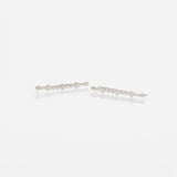 Alexa earrings 14K white gold