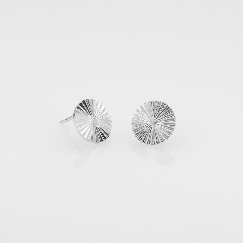 Sea & Sun sun stud earrings silver