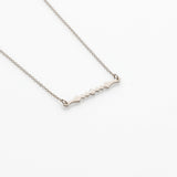 Alexa necklace 14K white gold