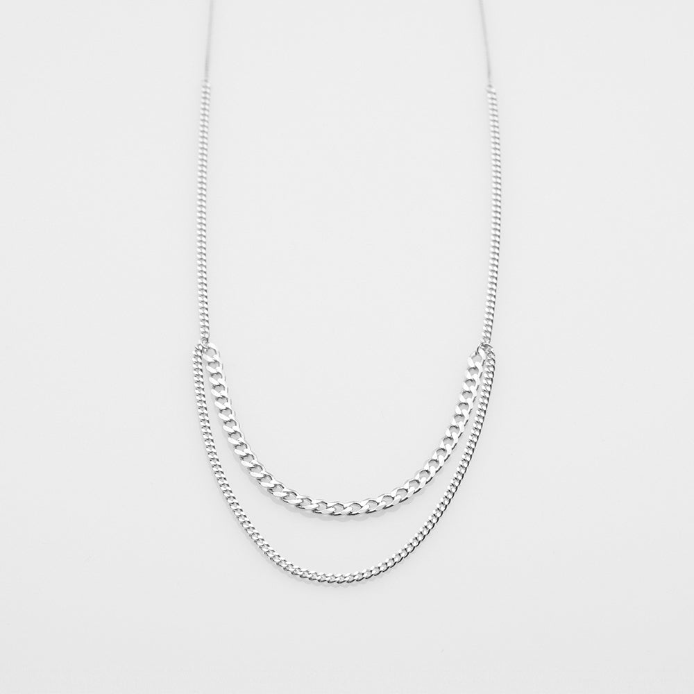 Stevie 3 necklace silver