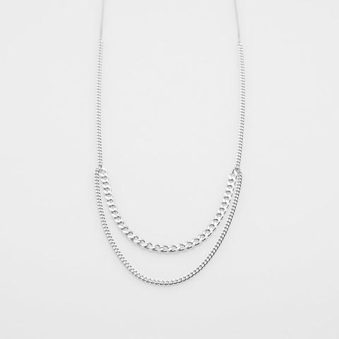 Stevie 3 necklace silver