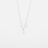 Fish Bouquet charm necklace silver