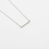 Alexa necklace 14K white gold with diamonds