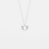 Sea & Sun heart necklace silver