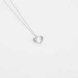 Sea & Sun heart necklace silver