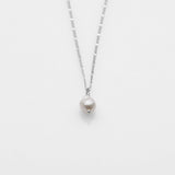 Sea & Sun fancy pearl necklace silver