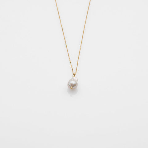 Sea & Sun pearl necklace 14K yellow gold