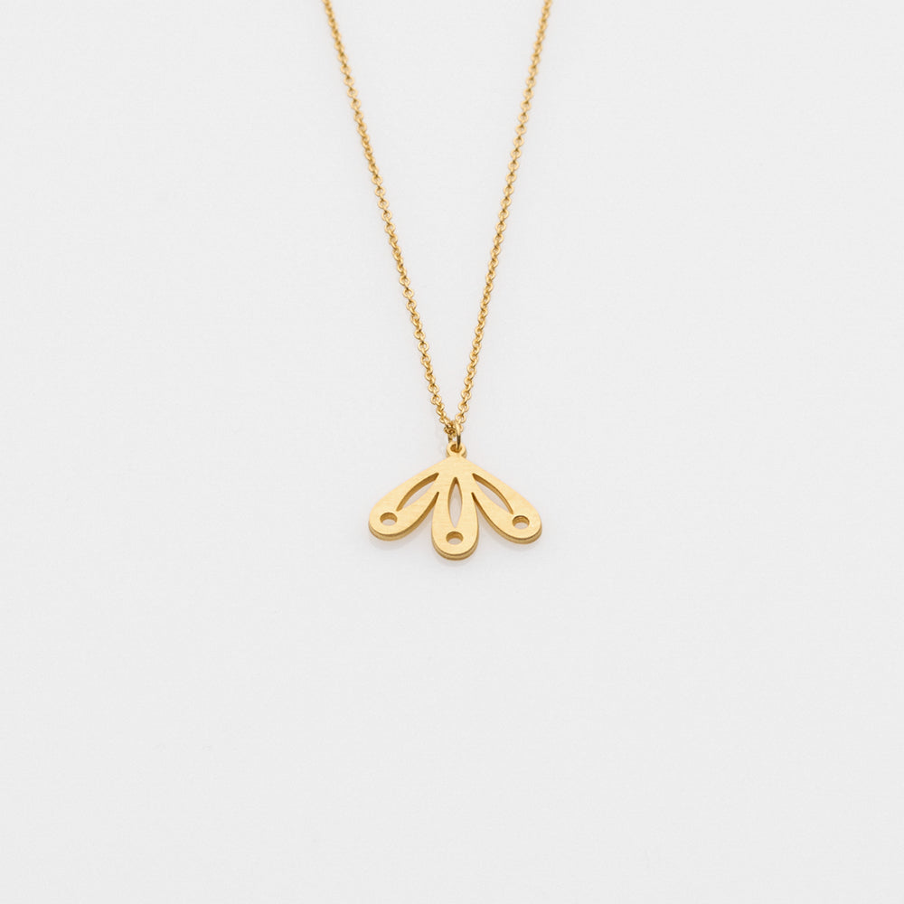 Fish Bouquet necklace gold