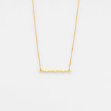 Alexa necklace gold