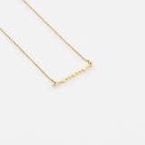 Alexa necklace gold