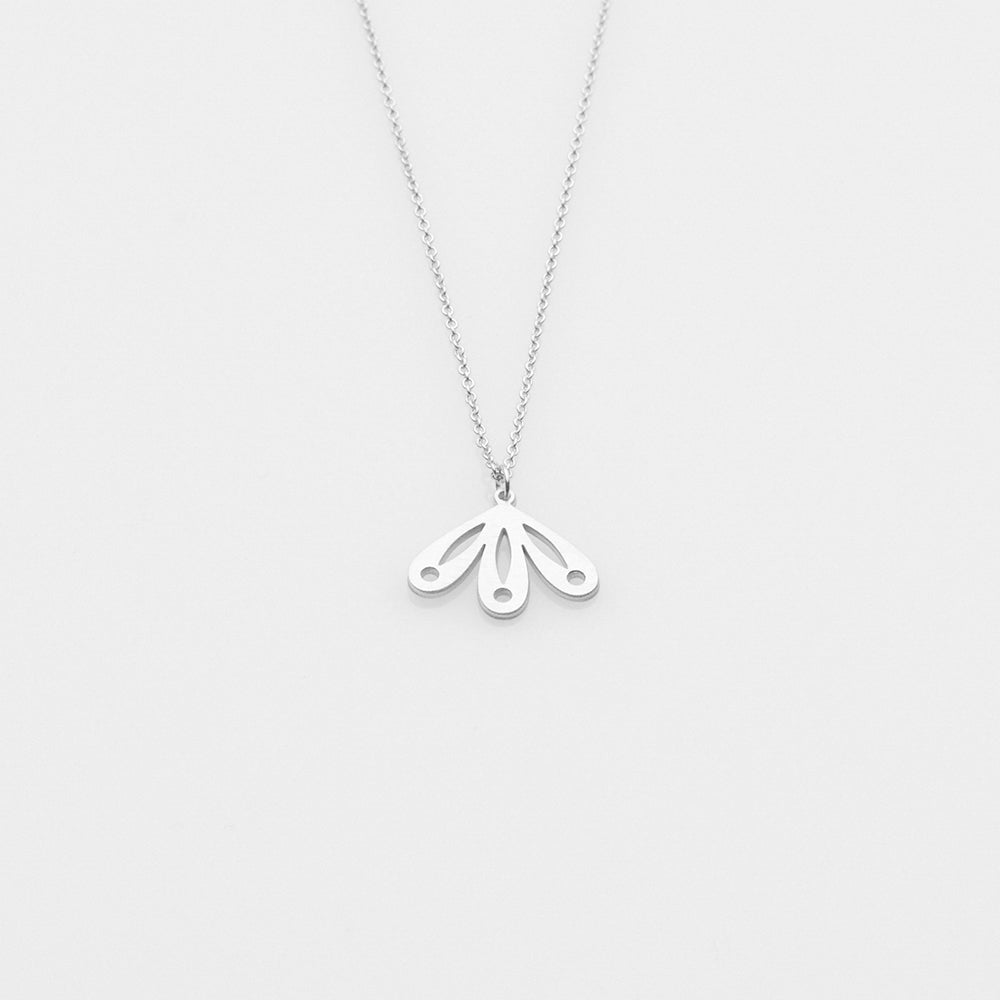 Fish Bouquet necklace silver