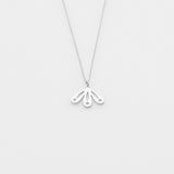 Fish Bouquet necklace silver