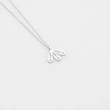 Fish Bouquet necklace silver