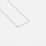 Alexa necklace silver
