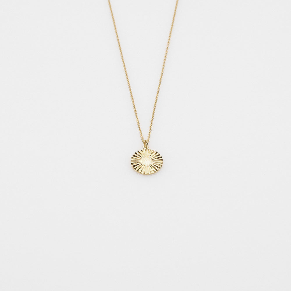 Sea & Sun sun necklace 14K yellow gold