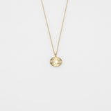 Sea & Sun sun necklace 14K yellow gold