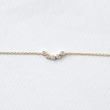 Astro quintet 14K yellow gold bracelet