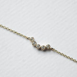 Astro quintet 14K yellow gold bracelet