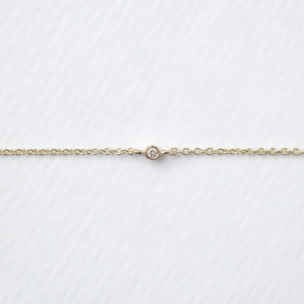 Astro single 14K yellow gold bracelet