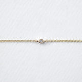Astro single 14K yellow gold bracelet