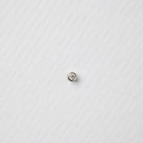 Astro single 14K white gold stud earring