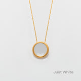 just white