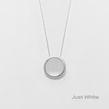 just white