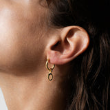 Aura earring charm 14K yellow gold