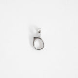 Aura earring/necklace charm slver