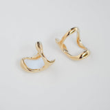 Aura cuff earring 14K yellow gold
