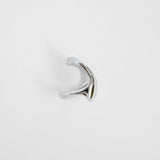 Aura cuff earring silver