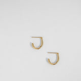 Aura hoops 14K yellow gold