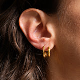 Aura hoops gold