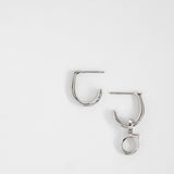 Aura hoops silver