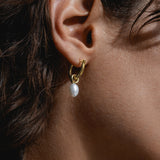 Cloud earring/necklace charm 14K yellow gold