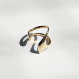 Aura open ring 14K yellow gold