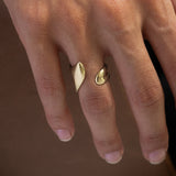 Aura open ring 14K yellow gold