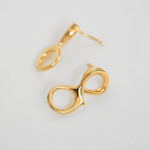 Aura earrings gold