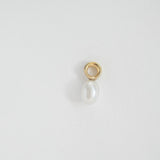 Cloud earring/necklace charm 14K yellow gold