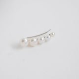 Cloud earring silver