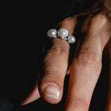 Cloud ring silver