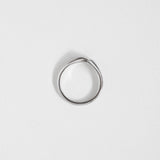 Oval ring silver