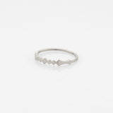 Alexa ring 14K white gold